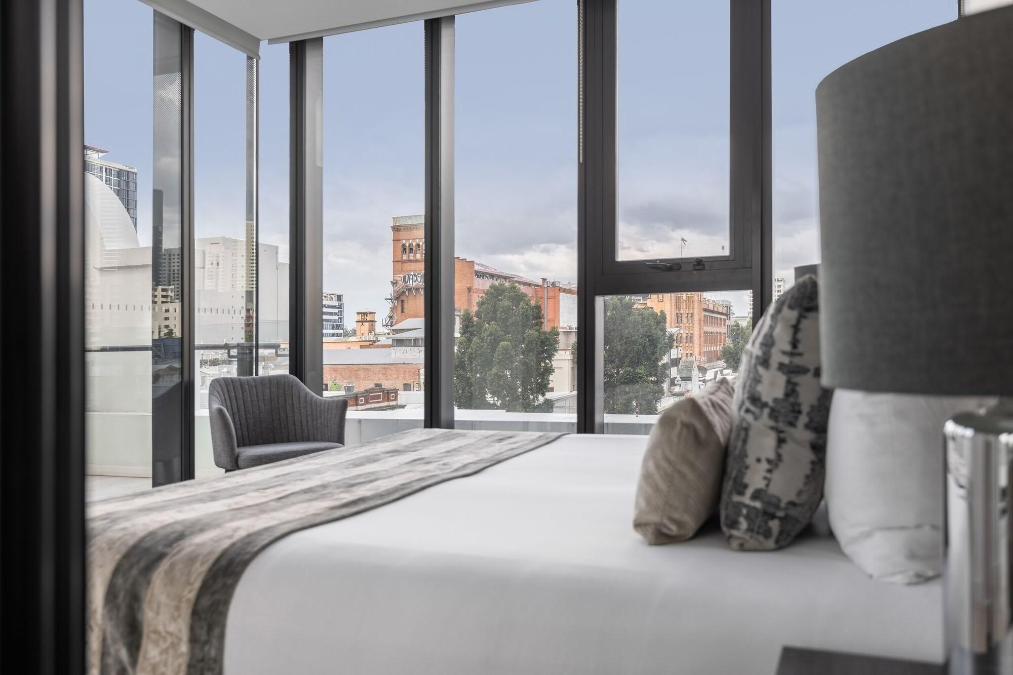 辣椒fv酒店 布里斯班 外观 照片 The bedroom of a typical apartment