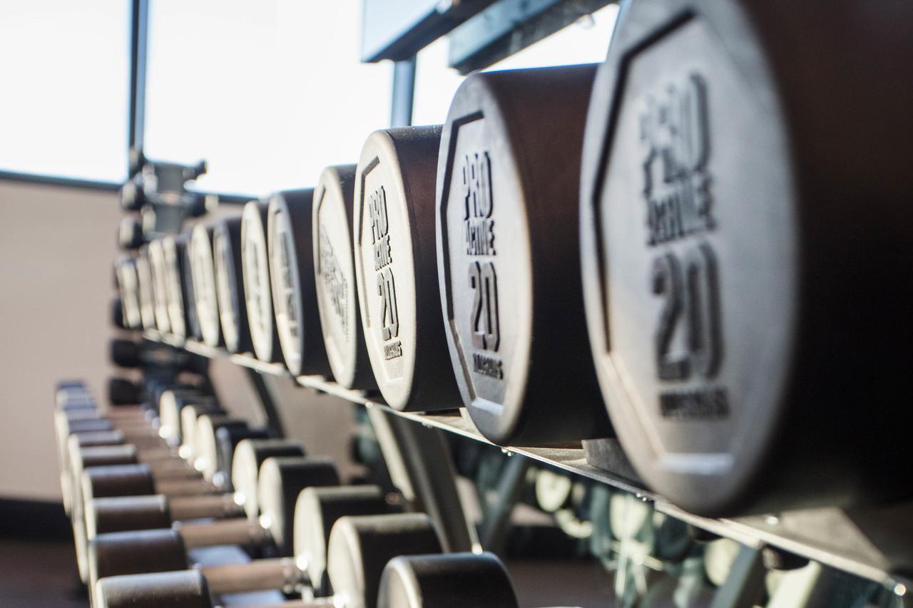 辣椒fv酒店 布里斯班 外观 照片 Dumbbells on a rack