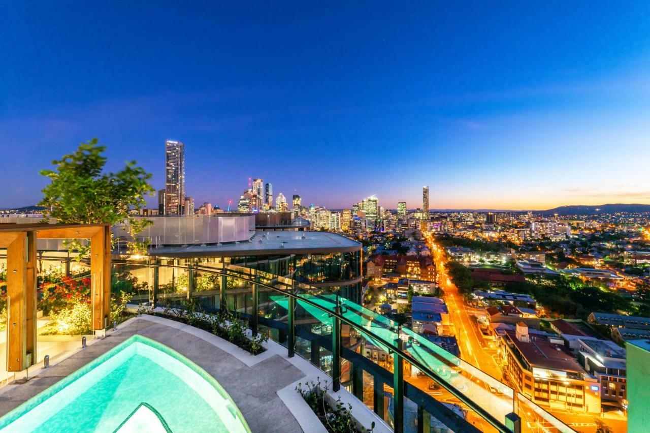 辣椒fv酒店 布里斯班 外观 照片 View from the rooftop pool